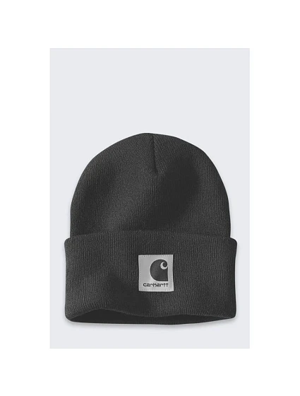 Dámská zimní čepice Carhartt Satin Lined Cuffed Beanie – černá
