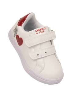 American Club Jr AM925A biela obuv na suchý zips