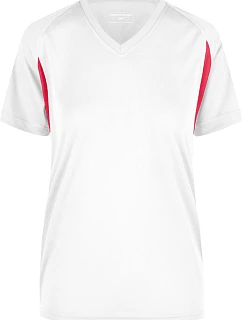 JN 316 Dámské běžecké tričko model 22485875 white/red - Daiber