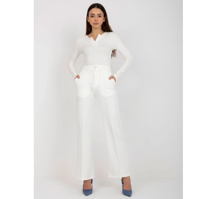 Spodnie EM SP model 21175294 ecru - FPrice