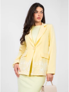 Marynarka IT MA model 22011337 jasny żółty - FPrice