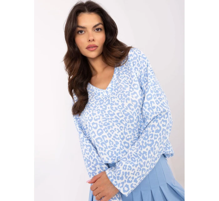 Blúzka MI BZ 391739.34 bielo-modrá