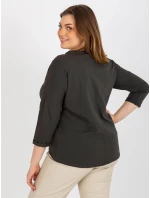 Dámska blúzka RV BZ 8484.15P tmavá khaki - FPrice