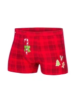 Boxerské trenírky Candy Cane 017/42 Merry Christmas - Cornette Boxerské trenírky Candy Cane 017/42 Merry Christmas - Cornette