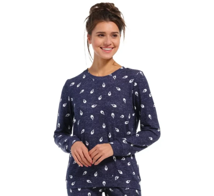 Dámske pyžamo 21232-438-2 tm. modré so vzorom - Rebelle