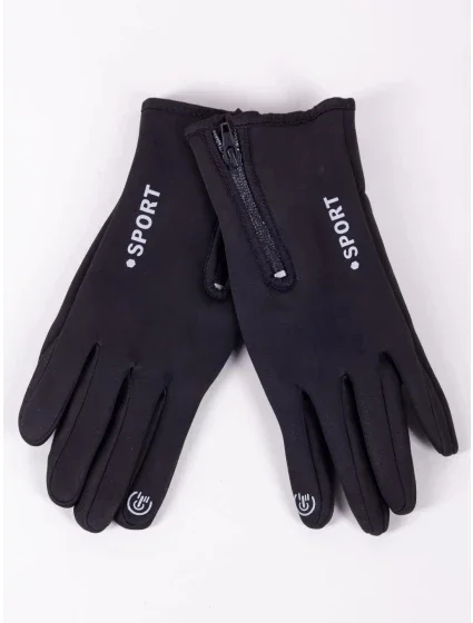 Pánské rukavice model 20829238 černé - Yoclub