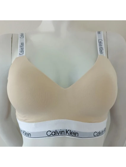 Dámska podprsenka QF7030E ACK light beige - Calvin Klein