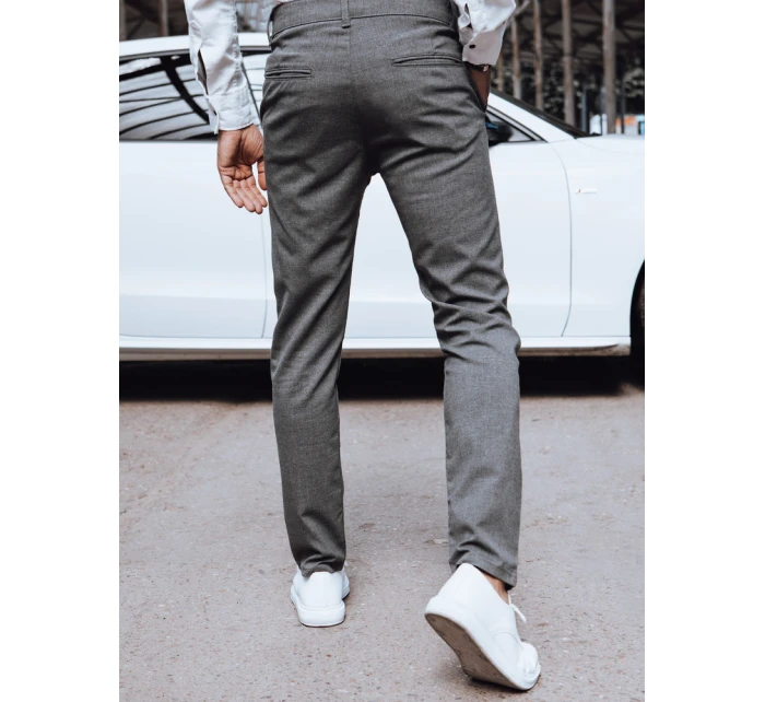 Pánské tmavě šedé chinos kalhoty Dstreet model 21977243 - FashionStreet