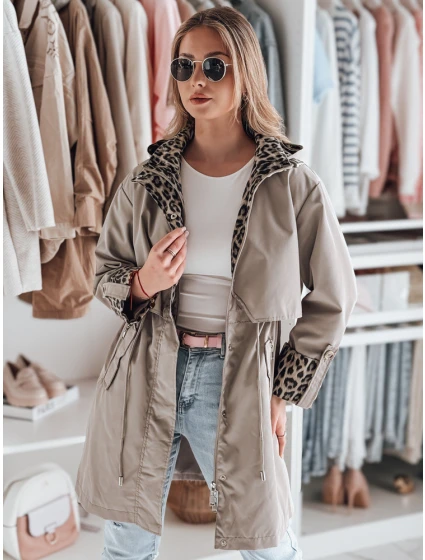 Dámská přechodná bunda béžová Dstreet model 21984302 - FashionStreet