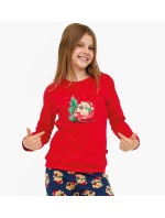 Cornette Young Girl pyžamo 592/186 Teddy dĺžka/r Vianoce 134-164