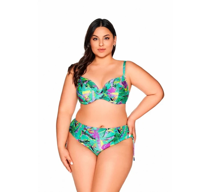 Ava SK 210 Žiarivo zelená maxi plavková podprsenka s plnými košíčkami