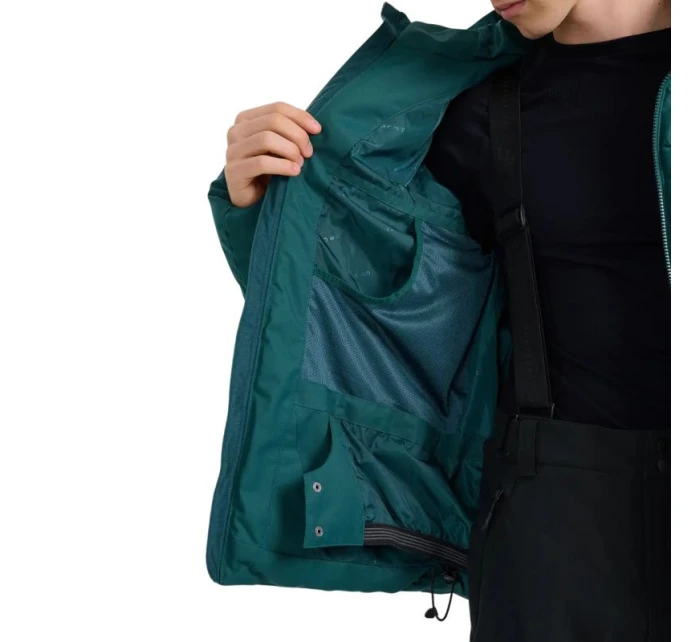 Pánská lyžařská bunda tmavě zelená WAW25TTJA pánské model 21813098 - 4F Pánská lyžařská bunda tmavě zelená WAW25TTJA pánské model 21813098 - 4F