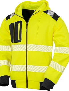 R Bezpečnostní mikina s kapucí 30. fluorescent yellow/black model 22429116 - Result