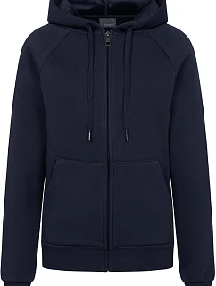 Dámská mikina s kapucí z těžké bavlny 40. navy model 22463504 - Promodoro