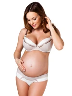 Kojící podprsenka Mama model 18030630 Latte U béžová - Alles Kojící podprsenka Mama model 18030630 Latte U béžová - Alles