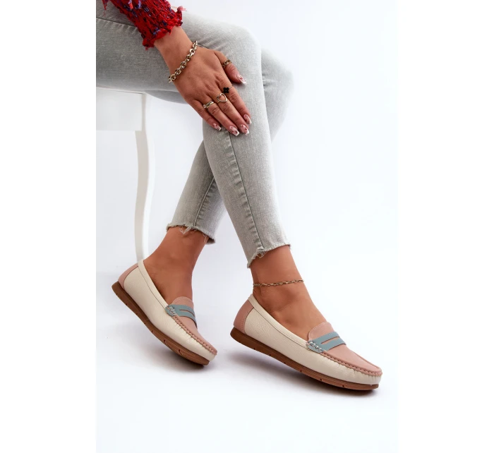 Mokasyny Damskie Z Eko Skóry Różowe Vikitara Mokasyny Damskie Z Eko Skóry Różowe Vikitara