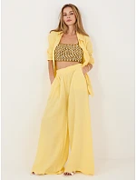 MI kalhoty SP 2563.02 světle žlutá