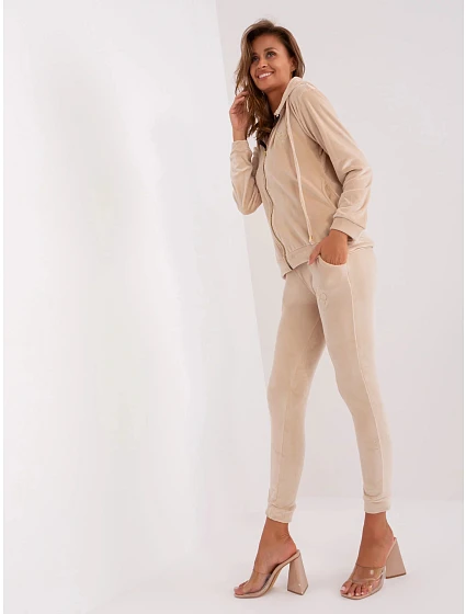 Dámská souprava RV KMPL model 19062136 světle béžová Fashion Relevance - FPrice Dámská souprava RV KMPL model 19062136 světle béžová Fashion Relevance - FPrice