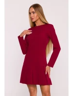 Dámske šaty M872 Bordeaux - MOE Dámske šaty M872 Bordeaux - MOE