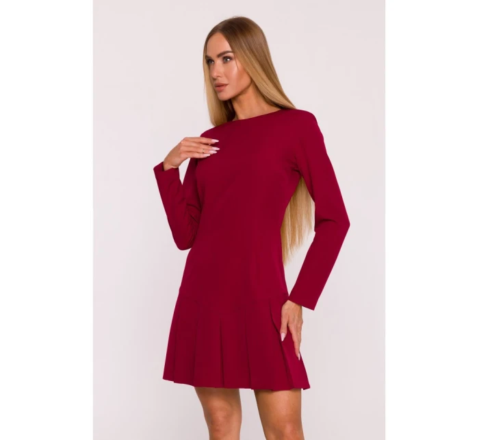 Dámske šaty M872 Bordeaux - MOE Dámske šaty M872 Bordeaux - MOE