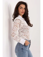 Košeľa s dlhým rukávom model 222317 Taliansko Moda Košeľa s dlhým rukávom model 222317 Taliansko Moda