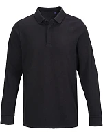 LSL Men Pánské těžké piqué polo s dlouhým rukávem deep black model 22442403 - NEOBLU LSL Men Pánské těžké piqué polo s dlouhým rukávem deep black model 22442403 - NEOBLU