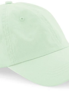 Beechfield B 653 6-panelová nízkoprofilová čiapka 53.0653 pastelovo mätová