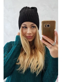 Fleecová čiapka Anna K238 čierna