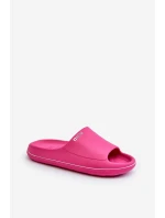 Lekkie Klapki Damskie Big Star NN274A041 Fuksja