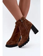 Zateplené kozačky z přírodního semiše Vinceza 91172 Camel Zateplené kozačky z přírodního semiše Vinceza 91172 Camel