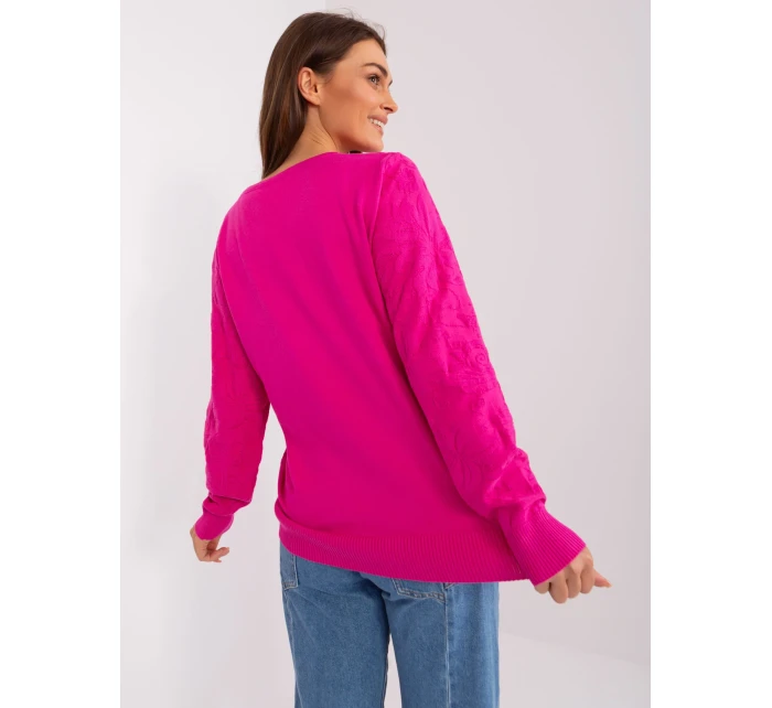 Sweter AT SW model 18884728 fuksjowy - FPrice