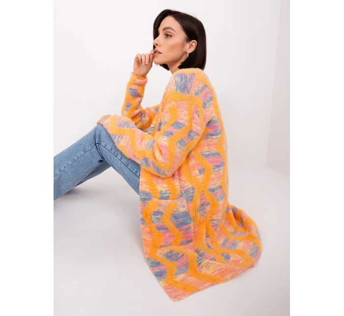 Sweter AT SW model 21768447 pomarańczowy - FPrice Sweter AT SW model 21768447 pomarańczowy - FPrice