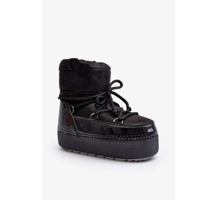 Dámské Sněhule S vázáním Black Toolsa Dámské Sněhule S vázáním Black Toolsa