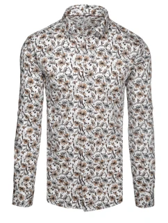 Pánská květovaná košile bílá Dstreet model 21989475 - FashionStreet