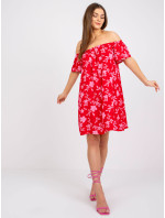 Dámske šaty-D73771M30145H-červené