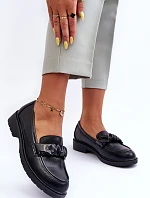Kožené mokasíny HY335 čierne - S.Barski