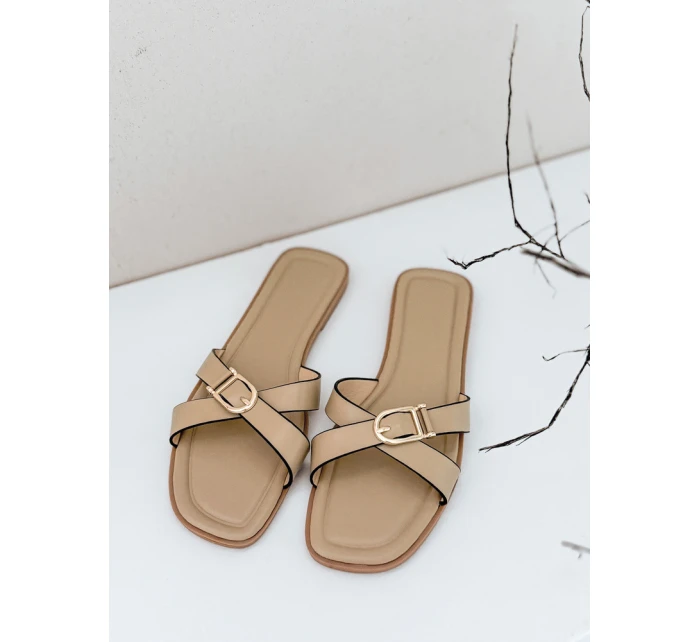 dámské žabky beige model 21990216 - Dstreet