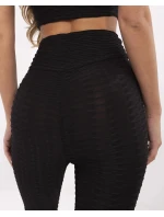 Čierny dámsky športový set - top a legíny 5448