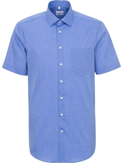 Seidensticker Shirt Regular SSL Košeľa s krátkym rukávom 78.3001 stredne modrá Seidensticker Shirt Regular SSL Košeľa s krátkym rukávom 78.3001 stredne modrá