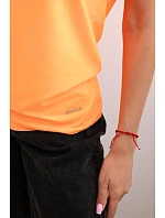 Dámská tričko s krátkým rukávem basic neon oranžový