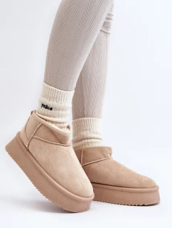 Dámské Sněhule Na Podrážce Beige model 21645981 - Boto