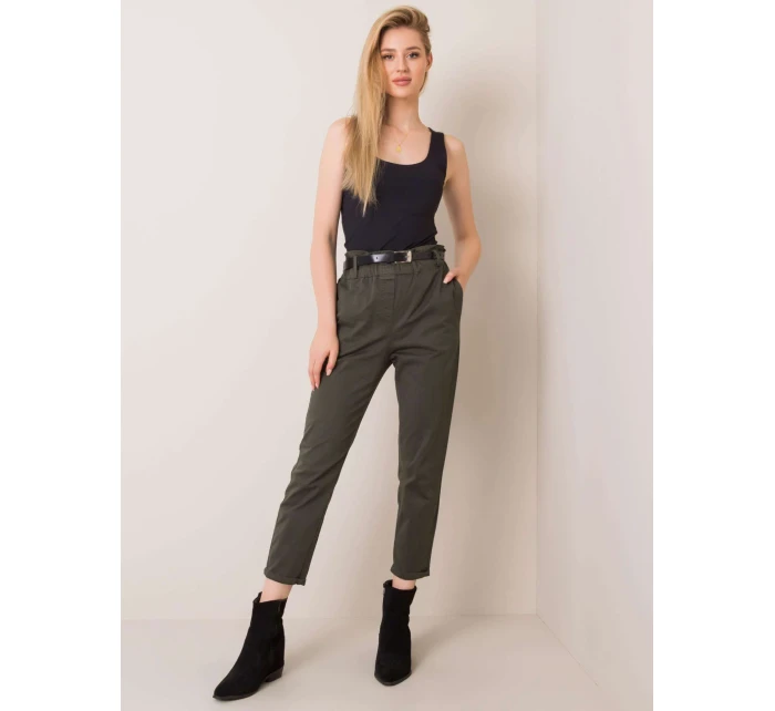 DHJ SP 2312 nohavice.94P tmavá khaki