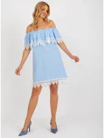 Sukienka LK SK model 18625266 jasny niebieski - FPrice Sukienka LK SK model 18625266 jasny niebieski - FPrice