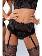 Podväzkový pás Hide me V-5312 čierno-strieborná - Axami