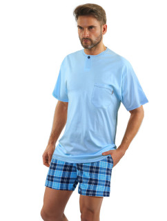 Pánske pyžamo 2629/13 Modrý vzor - Sesto Senso