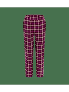 Mix & Match Zúžené nohavice z flanelu 02 X – ružové – TRIUMPH Ružové – TRIUMPH