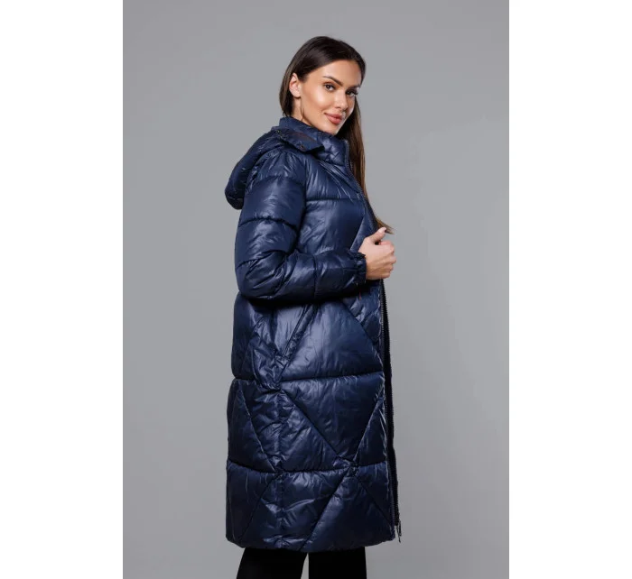 Tmavomodrá dámska prechodná bunda (YP-22081-2)