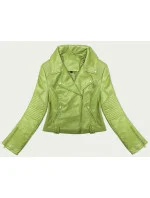 Pistáciová bunda J Style s asymetrickým zipsom (11Z8130) Pistáciová bunda J Style s asymetrickým zipsom (11Z8130)