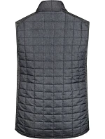 JN 740 Pánská pletená hybridní vesta model 22489259 grey melange/anthracite melange - Daiber