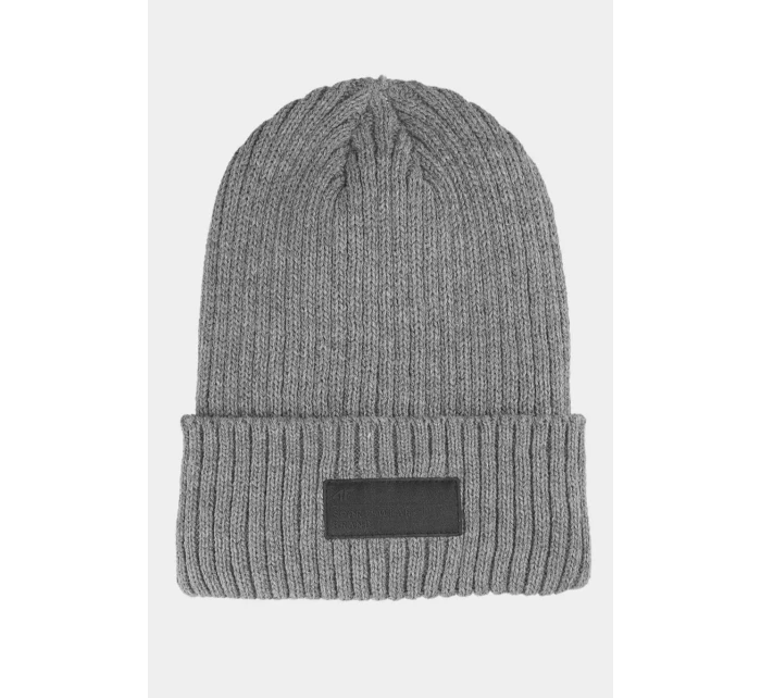 Zimowa Czapka Męska Ocieplana 4F 4FAW23ACAPM306-24M Szara Zimowa Czapka Męska Ocieplana 4F 4FAW23ACAPM306-24M Szara